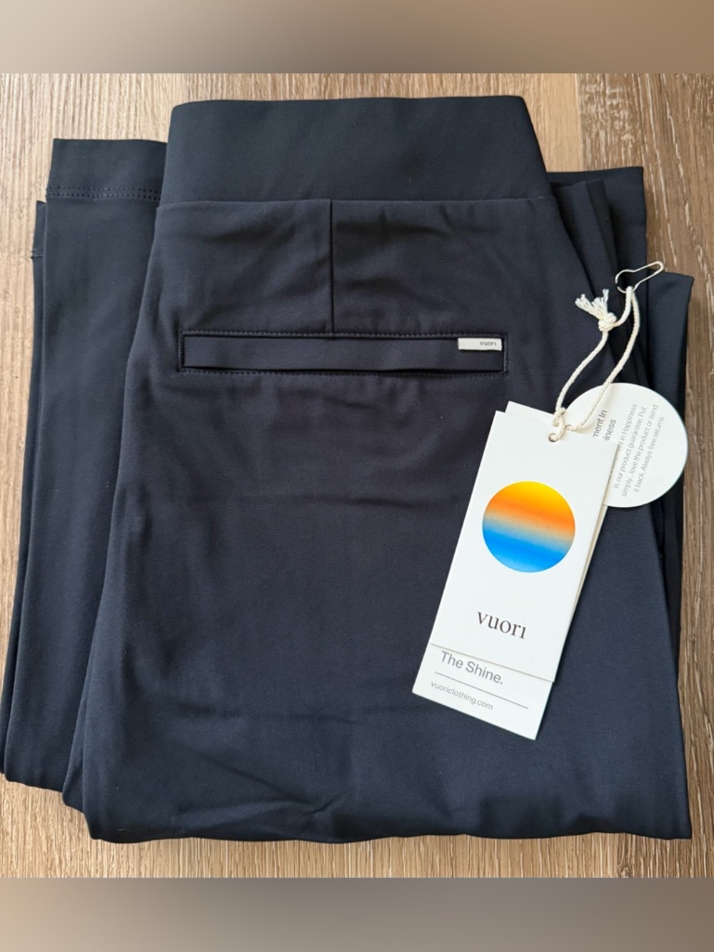 VUORI Meta Wide Leg Pant Women's Size Small Black VW4035 NWT - Picture 3 of 7